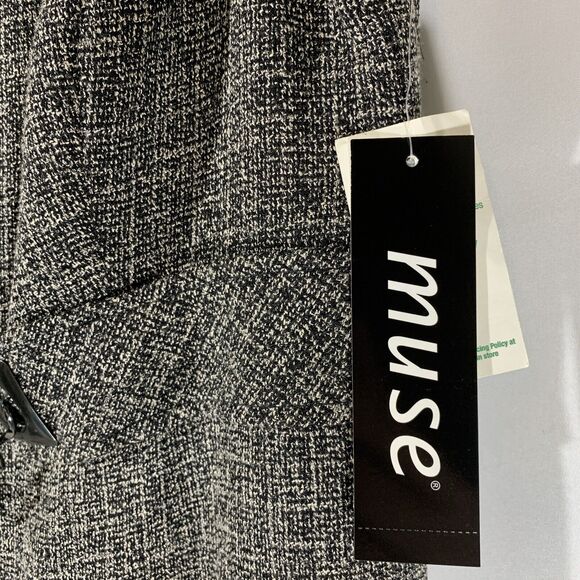 Muse Nwt Tweed Sleeveless Dress Womens 10 Knee Length - Picture 6 of 8